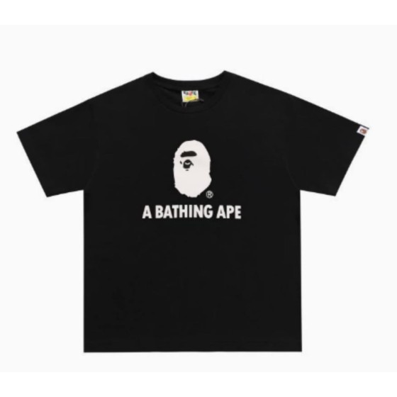 Black BAPE Ape Head Logo T-Shirt
